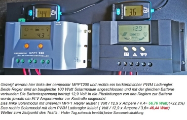 MPPT Solaranlage Wohnmobil 200 Watt Laderegler - 5bbs